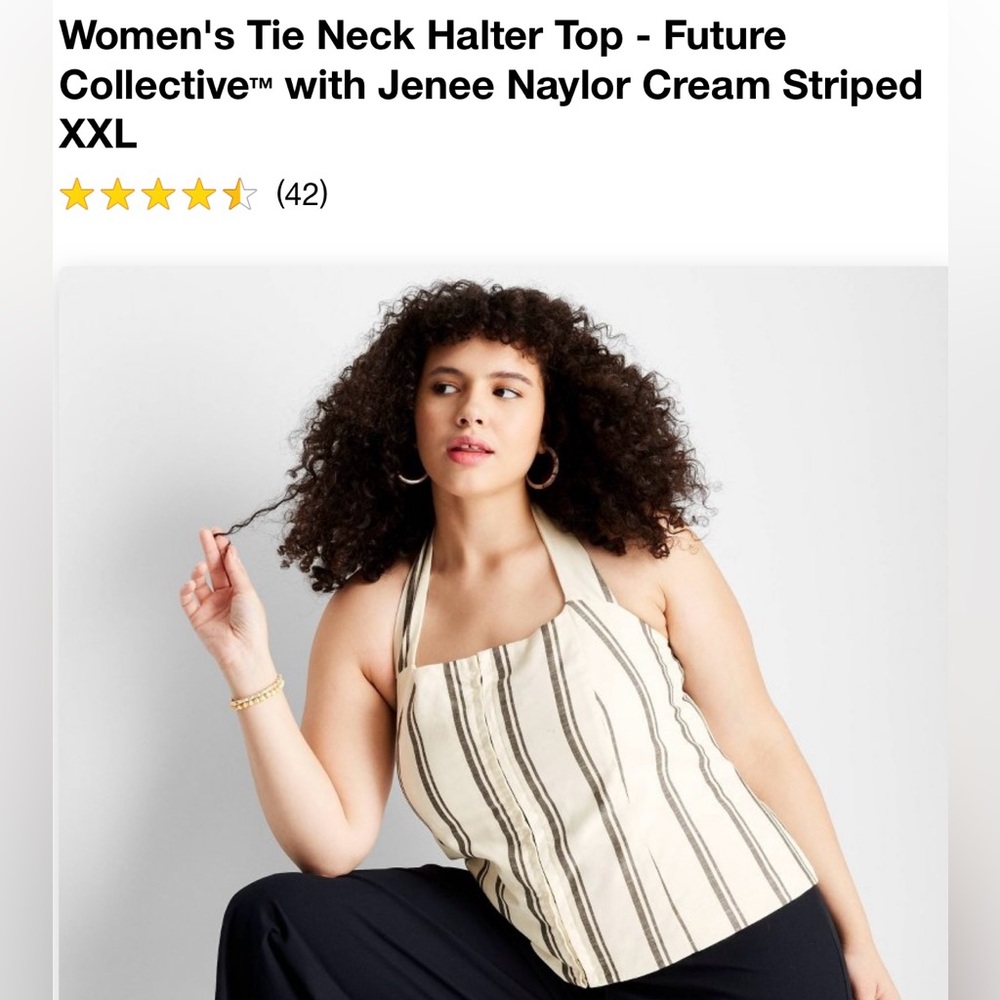 Jenee Naylor Future Collective Fitted Tank